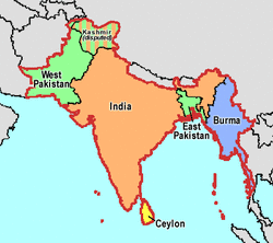 Pakistan & Bangladesh [formerly East Pakistan]
